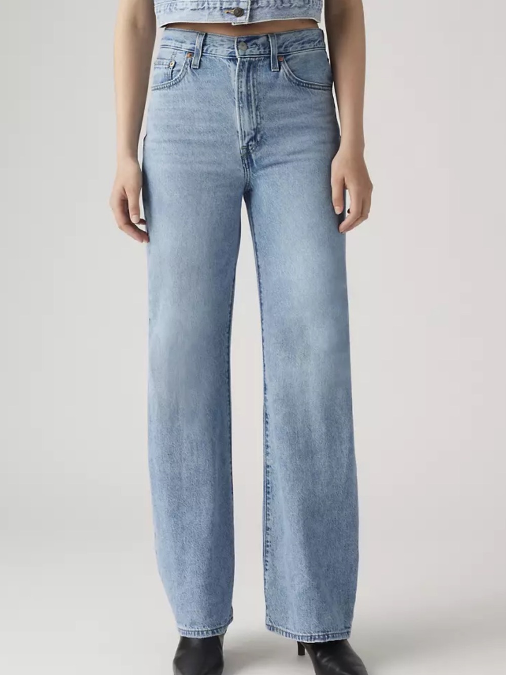 NWT Levi’s Ribcage Wideleg Jeans - Picture 4 of 8